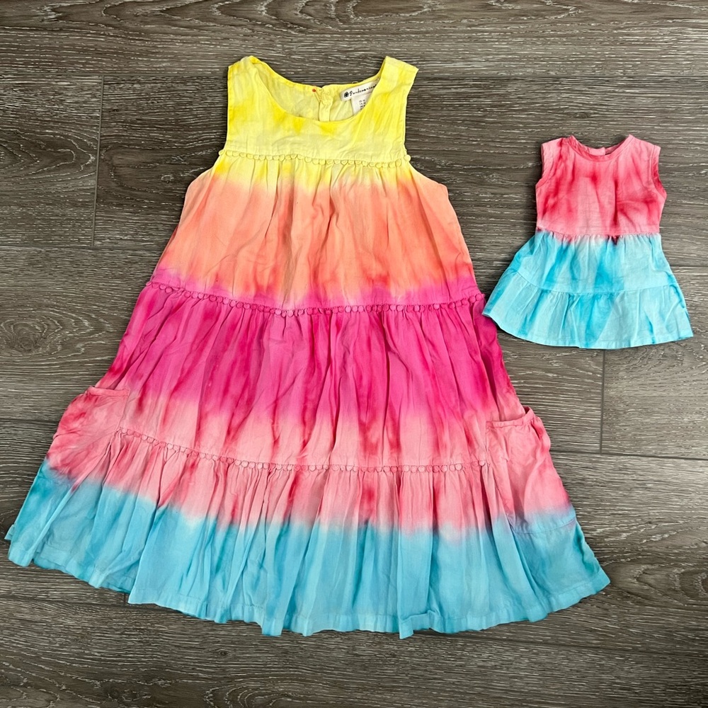 Pandemonium Girl & Doll matching dresses size 10.